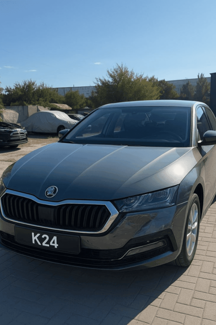 Після: Рихтовка Shkoda Octavia