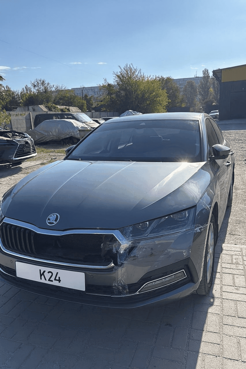 До: Рихтовка Shkoda Octavia
